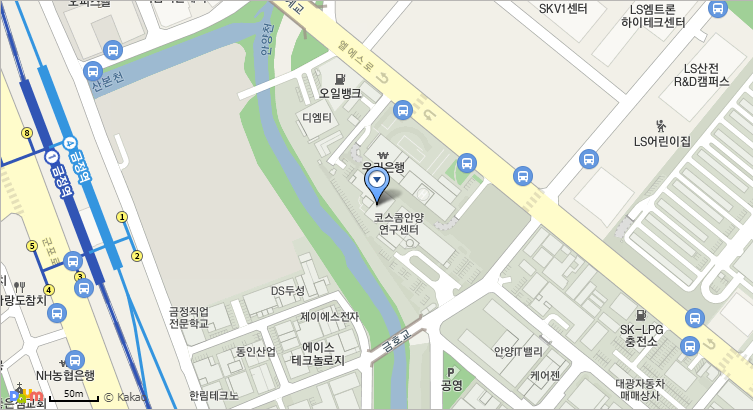 경기도 안양시 동안구 엘에스로 115번길26(호계동) B동 3층 (주)코스콤 인증센터 SignKorea